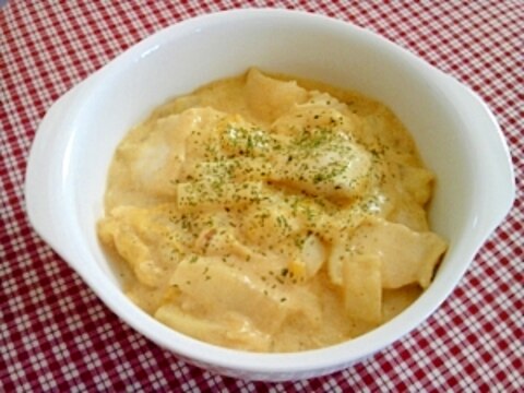 鶏肉と白菜のカレークリーム煮